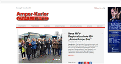 Desktop Screenshot of amper-kurier.de
